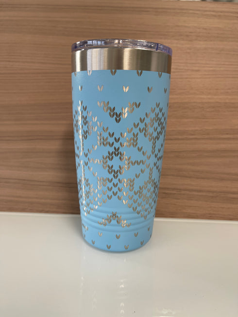 Snowflake Engraved Tumbler
